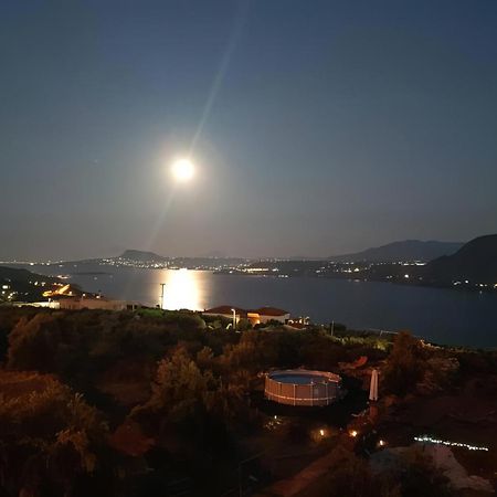 Souda Bay View With Private Pool Near Chania City Eksteriør billede