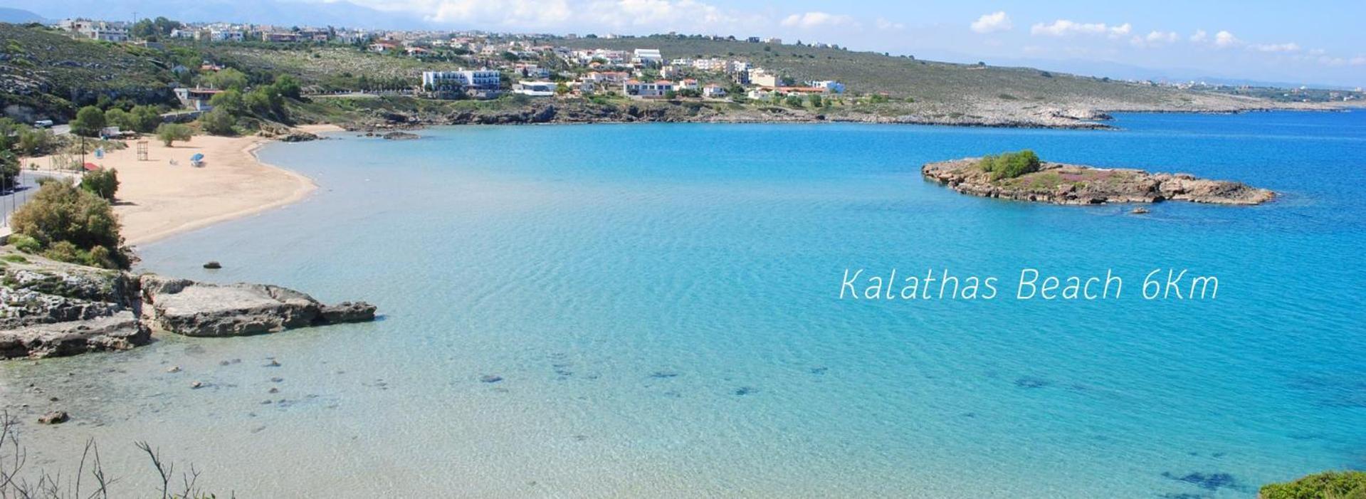 Souda Bay View With Private Pool Near Chania City Eksteriør billede