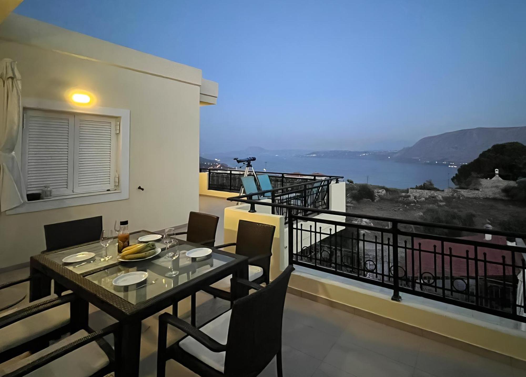 Souda Bay View With Private Pool Near Chania City Eksteriør billede
